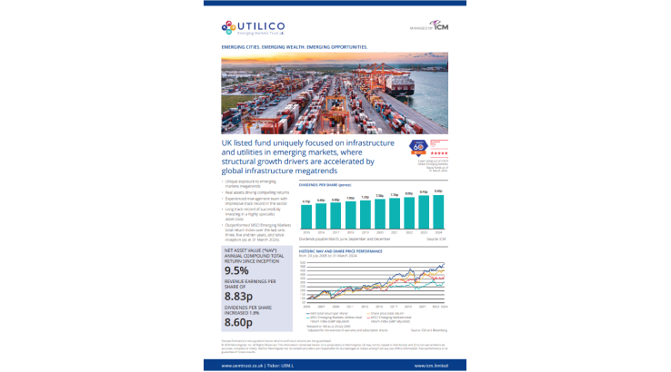 Utilico Emerging Markets company overview